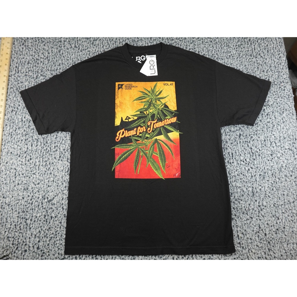 LRG Plant for Tomorrow T-Shirt Mens XL Black New Graphic Tee M171069S-BLK